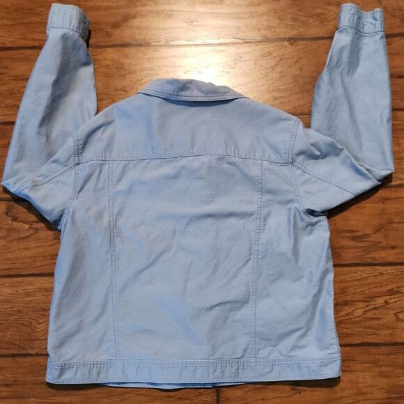 Women's XL Light Blue Jacket by Linden Hill - Picture 4 of 7